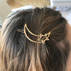 Glamorous Moon & Star Hair Clip